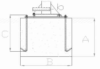 мачта с растяжками
